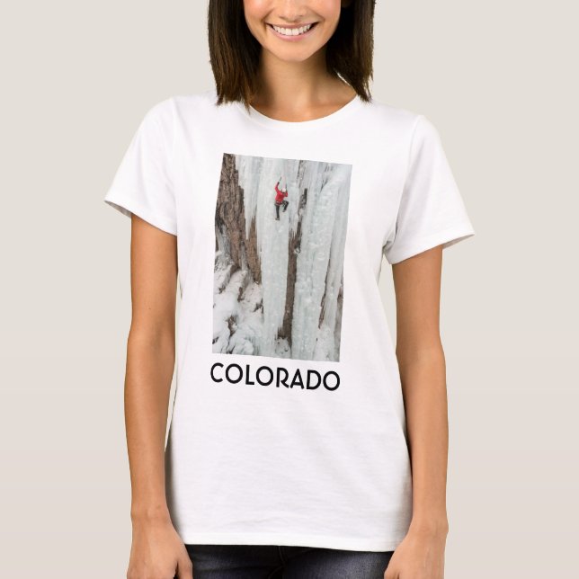 T-shirt Homme escalade glace, Colorado (Devant)