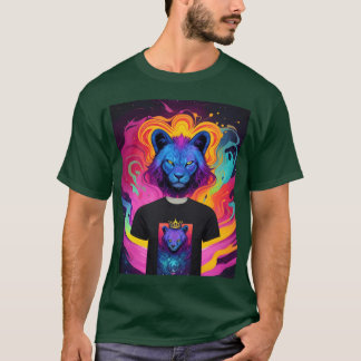 T-shirt homme et fille lion