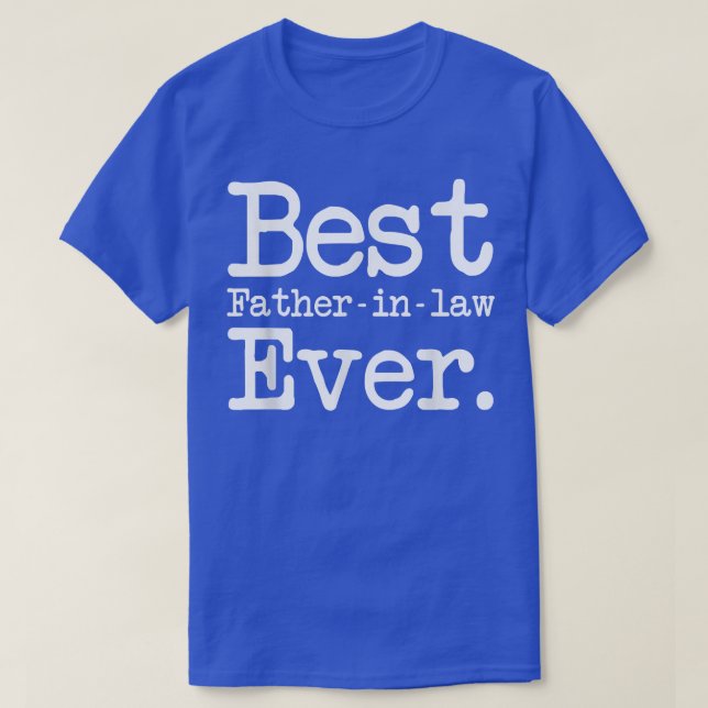 T-shirt Homme Fatherinlaw Cadeau Meilleur Patrie Jamais  (Design devant)