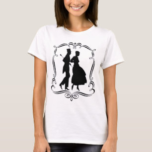 T-shirt Homme Femme Officielle Attire Silhouette