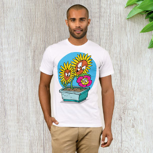 T-shirt Homme Fleurs En Colère