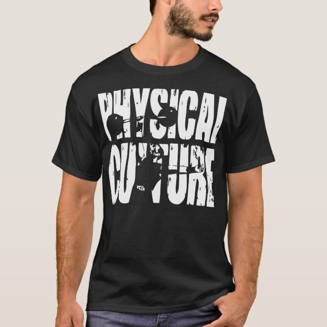 T-shirt Homme fort physique de cirque de culture - chemise (Devant)