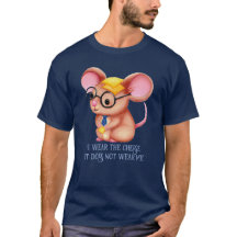 Homme Fromage Poilu Souris Cravate Lunettes Intell