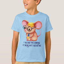 Homme Fromage Poilu Souris Cravate Lunettes Nerd
