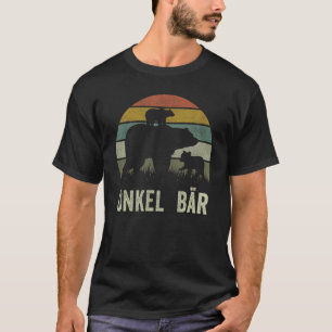 T-shirt Homme Fun Fête des pères oncle pièce Ours oncle 2 