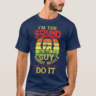 T-shirt Homme Funny Audio Engineer Sound Technician Guy Fu