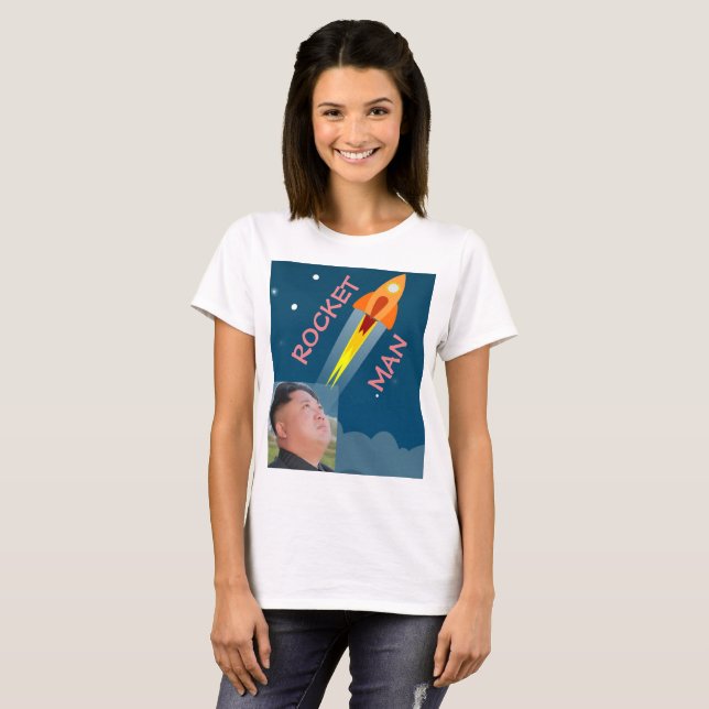 T-shirt homme fusée (Devant entier)