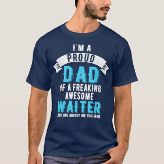 T-shirt Homme garçon père bartender Fatherx27s Jour
