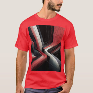 T-shirt homme géométrique Abstrait