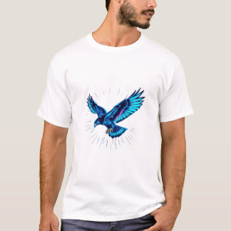 T-shirt homme Glitch Electric Hawk