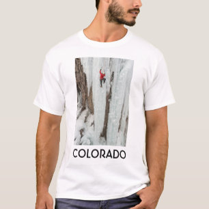 T-shirt Homme grimpant la glace, Colorado
