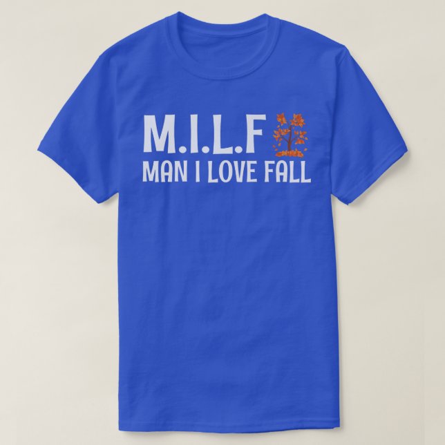 T-shirt Homme I Love Fall Funny Automne Saison Automne Feu (Design devant)