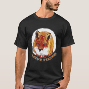 T-shirt Homme J'Aime Les Renards
