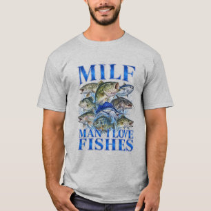 T-shirt Homme J'aime Poissons