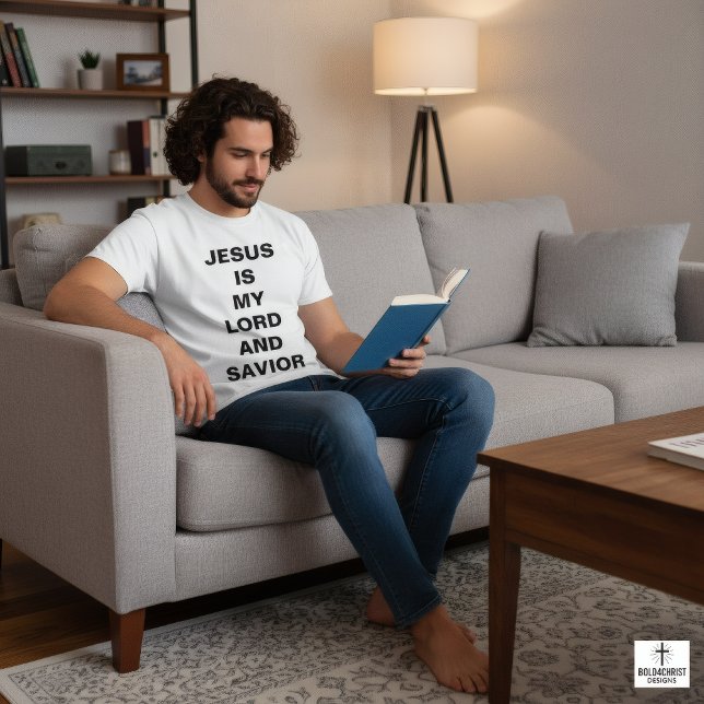 T-shirt Homme "Jésus est mon Seigneur et sauveur" (Créateur téléchargé)