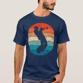 T-shirt Homme jouant de la fille rumpet