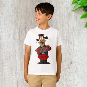 T-shirt Homme Jouant L'Accordion