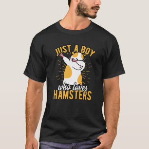 T-shirt Homme Juste Un Garçon Qui Aime Hamster Hamster Pro