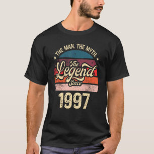 T-shirt Homme Le Mythe La Légende Depuis 1997 Anniversaire