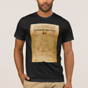 T-shirt Homme-Leonardo da Vinci de Vitruvian
