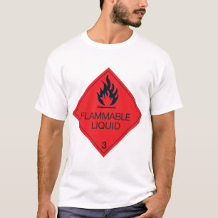T-Shirt Homme Liquide Inflammable