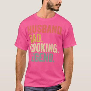 T-shirt Homme Mari Papa Cuisine Légende Drôle Cuisinier Ch