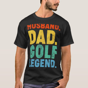 T-shirt Homme mari papa Golf Legend Fête des pères de golf
