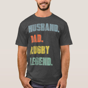 T-shirt Homme mari papa Rugby Légende Fête des pères Vinta