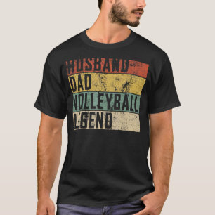 T-shirt Homme mari papa volleyball légende volleyball spor