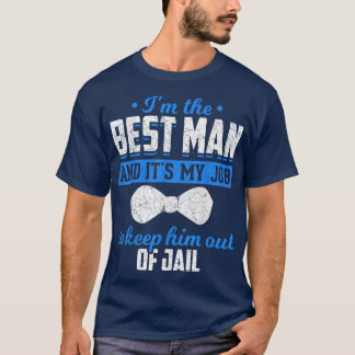 T-shirt Homme Mariage Groom Im Meilleur Homme Funny Bachel