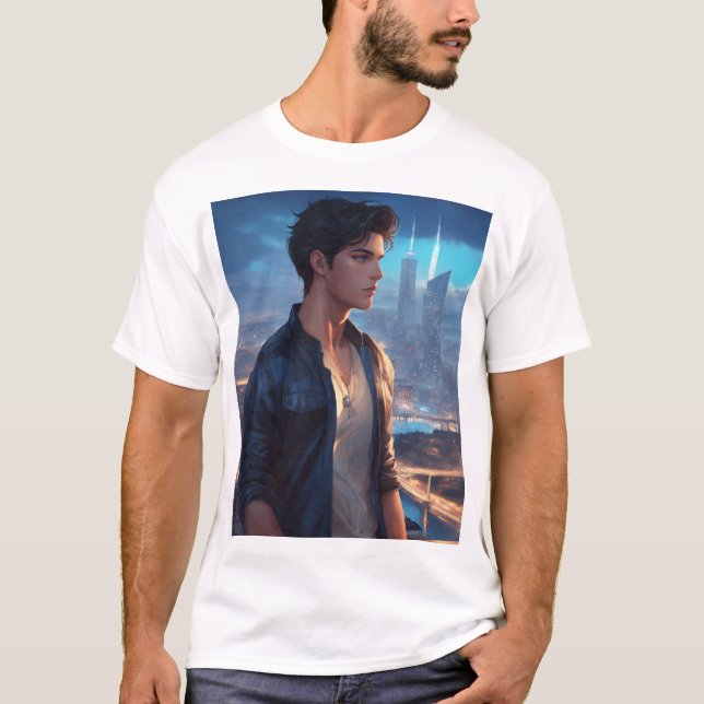 T-shirt "Homme moderne, style intemporel" (Devant)