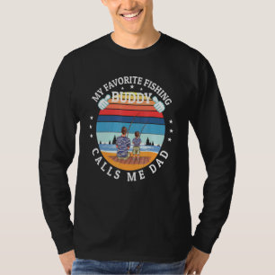 T-shirt Homme Mon ami de pêche préféré m'appelle Papa Vint