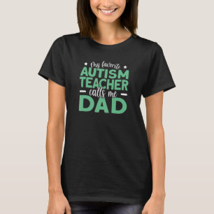 T-shirt homme Mon professeur préféré d'autisme m'a