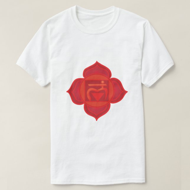 T-shirt homme Muladhara chakra (Design devant)