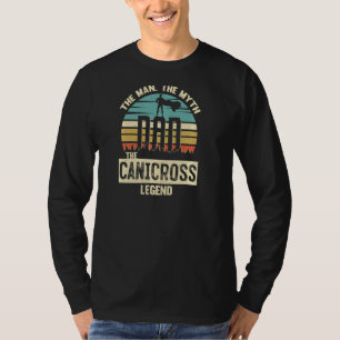 T-shirt Homme Mythe Légende Papa Canicross Extraordinaire