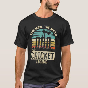 T-shirt Homme Mythe Légende Papa Cricket