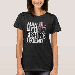 T-shirt Homme Mythe Pêche Légende Papa Papa Papa Papa Dadd