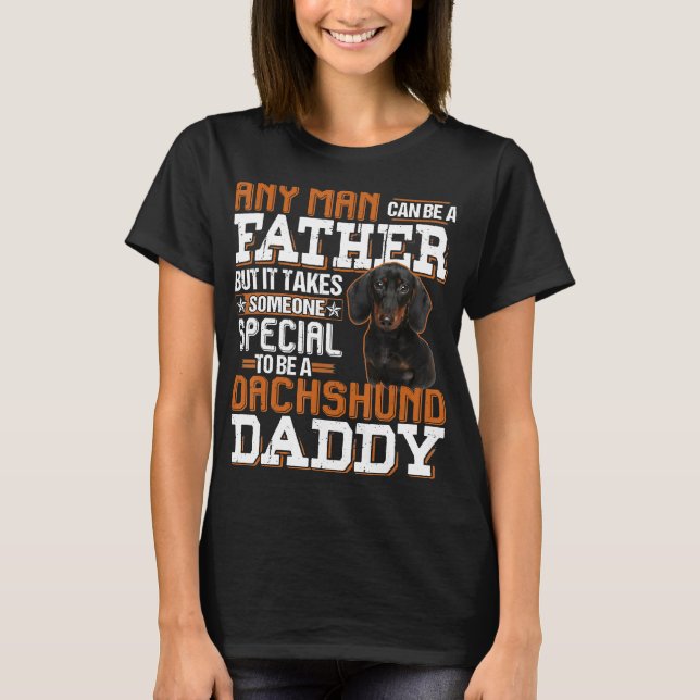 T-shirt Homme N'Importe Quel Homme Peut Être Père Quelqu'U (Devant)