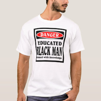 T-shirt Homme noir éduqué