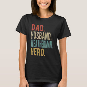 T-shirt Homme Papa Mari Météo Héros