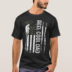 T-shirt Homme patriotique bob cool papa pour papa pêcheur