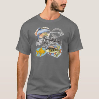 T-shirt homme, PÊCHE