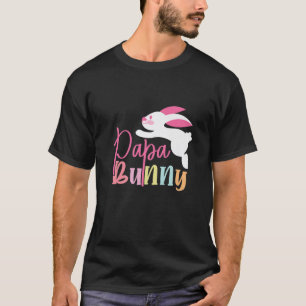 T-shirt Homme Père Papa Bunny Matching Famille Pâques Outf