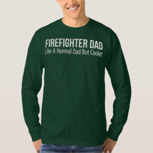 T-shirt Homme Pompier Papa Comme Un Père Normal Mais Glaci