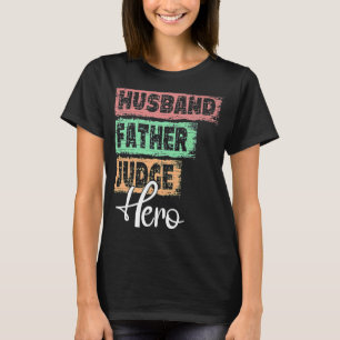 T-shirt Homme Profession père héros père père juge