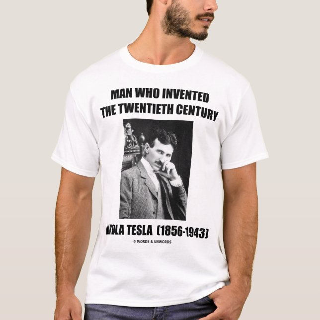 T-shirt Homme qui a inventé le 20ème siècle (Devant)