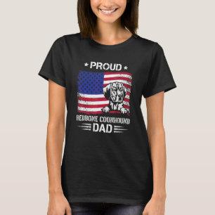 T-shirt Homme Redbone Coonhound Drapeau Américain Fier Red