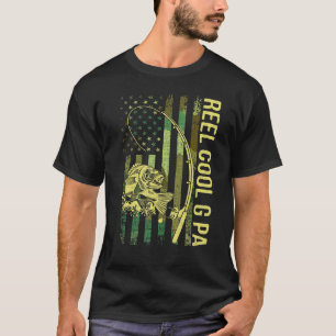 T-shirt Homme Reel Cool G Pa Drapeau Américain Pêcheur Bob