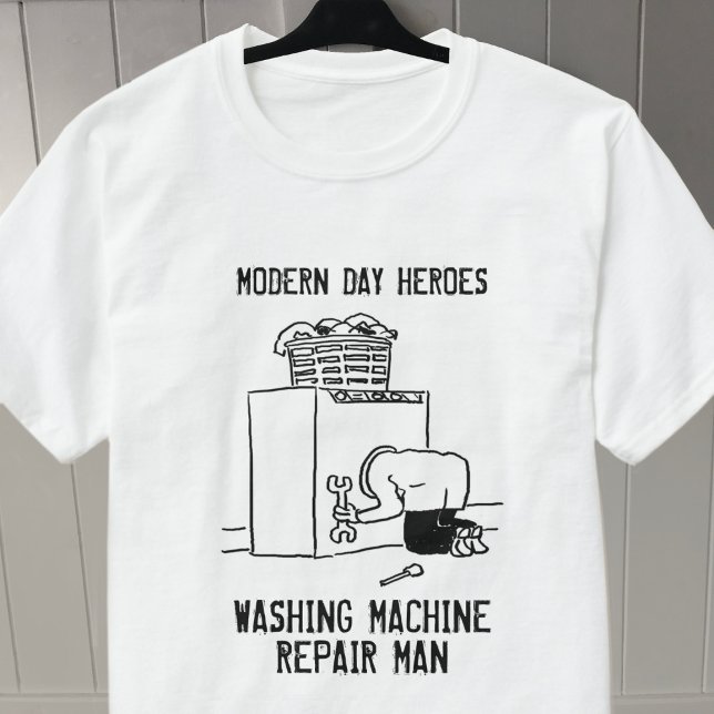 T-shirt Homme réparateur de machine à laver (Créateur téléchargé)