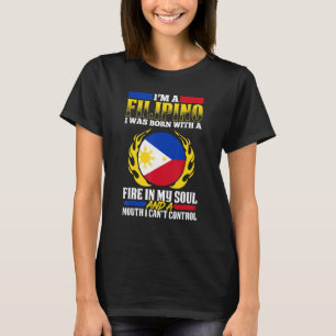 T-shirt Homme Résidents Philippins Fiers Pinoy Pinay